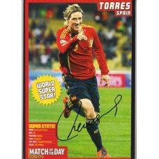 Signed picture of Fernando Torres the Spain footballer.